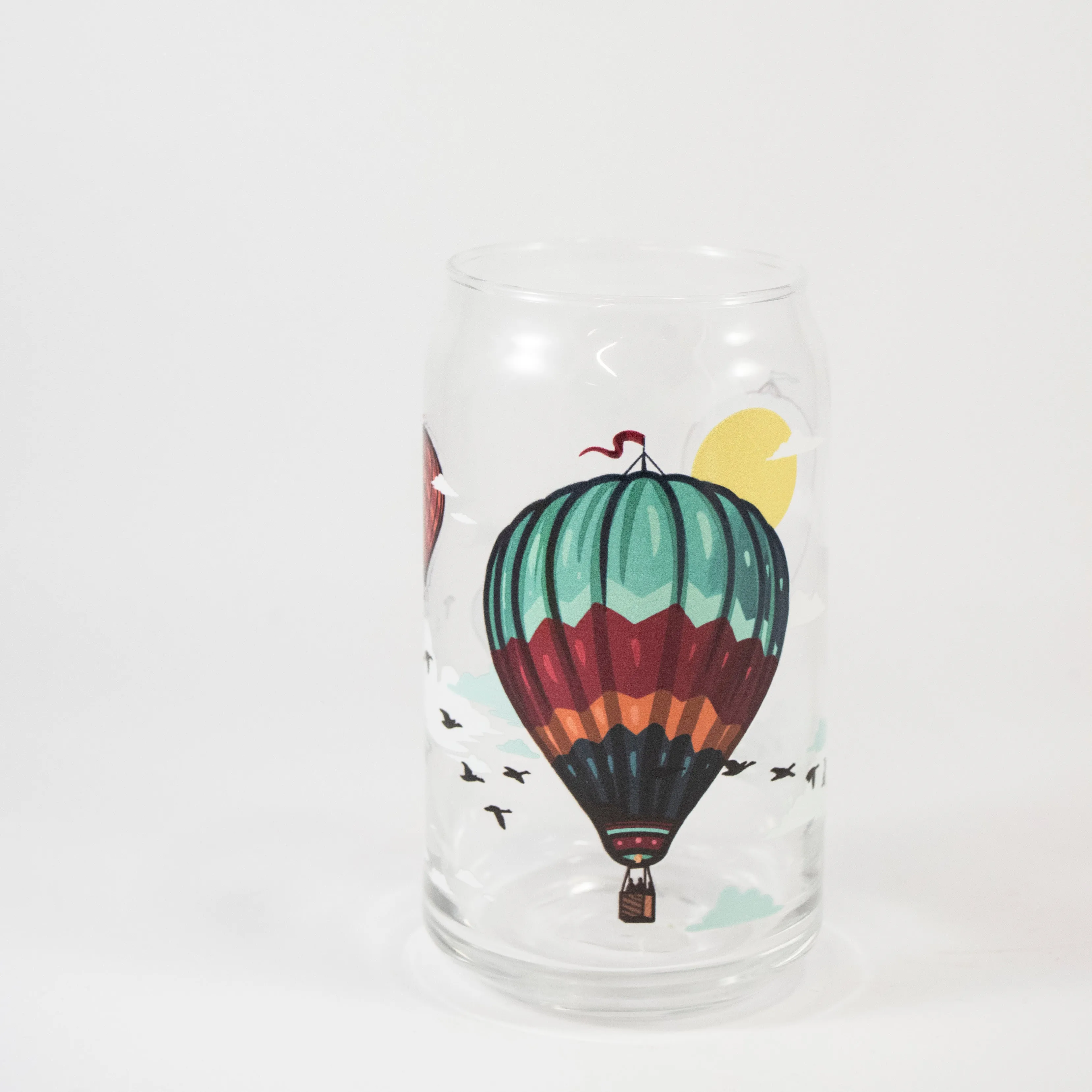 Hot Air Balloon 16oz Beer Glass