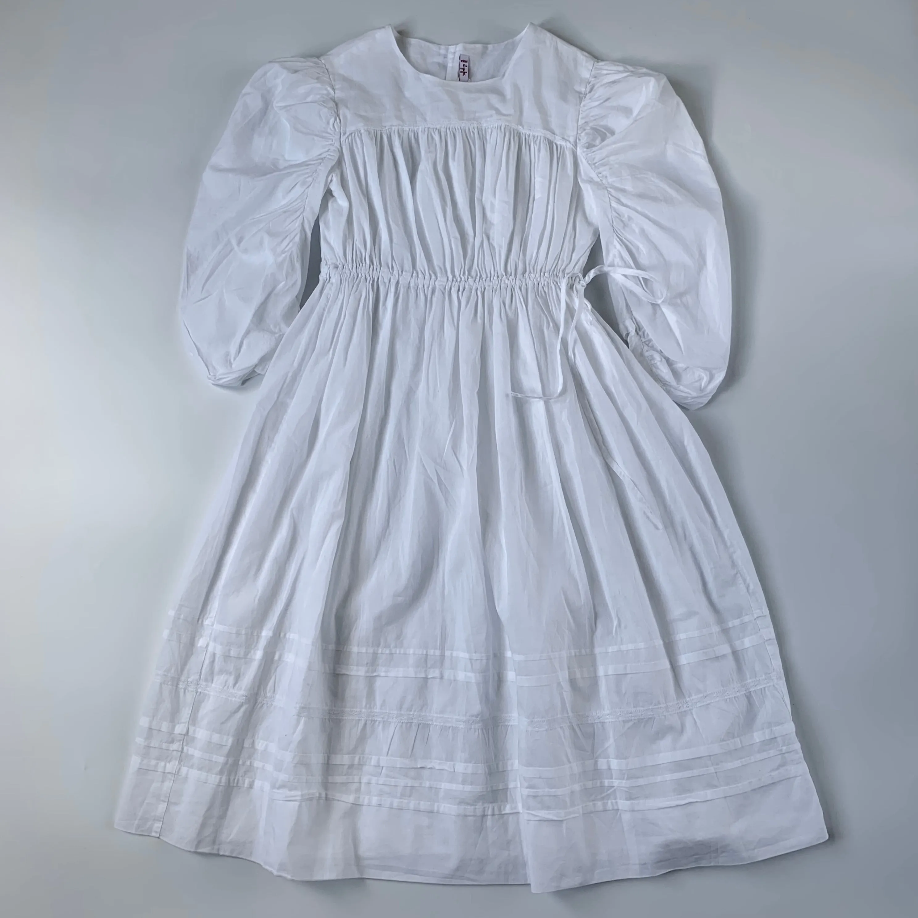 Il Gufo White Cotton Dress: 12 Years