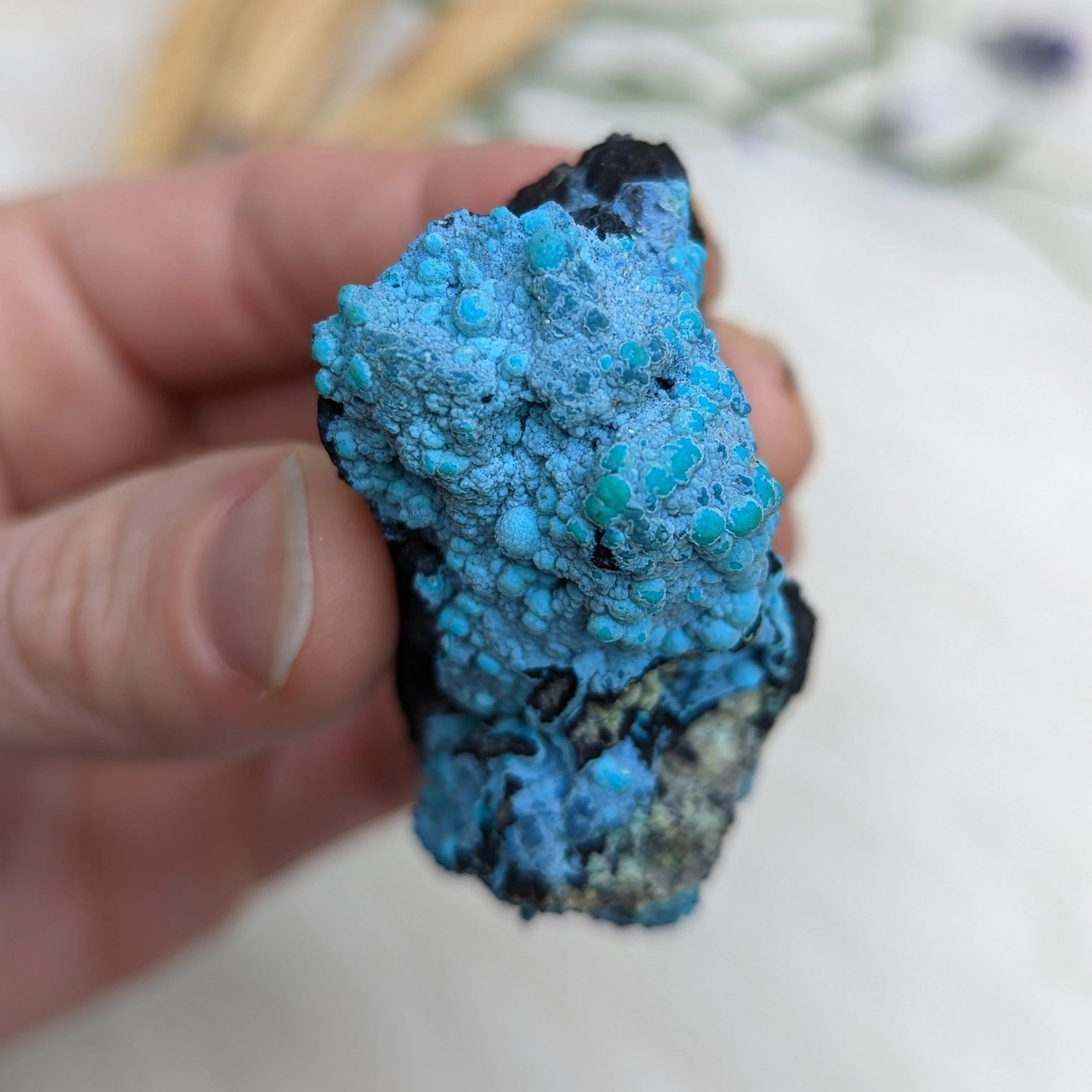 Incredible and Vibrant Blue Natural Chrysocolla Specimen