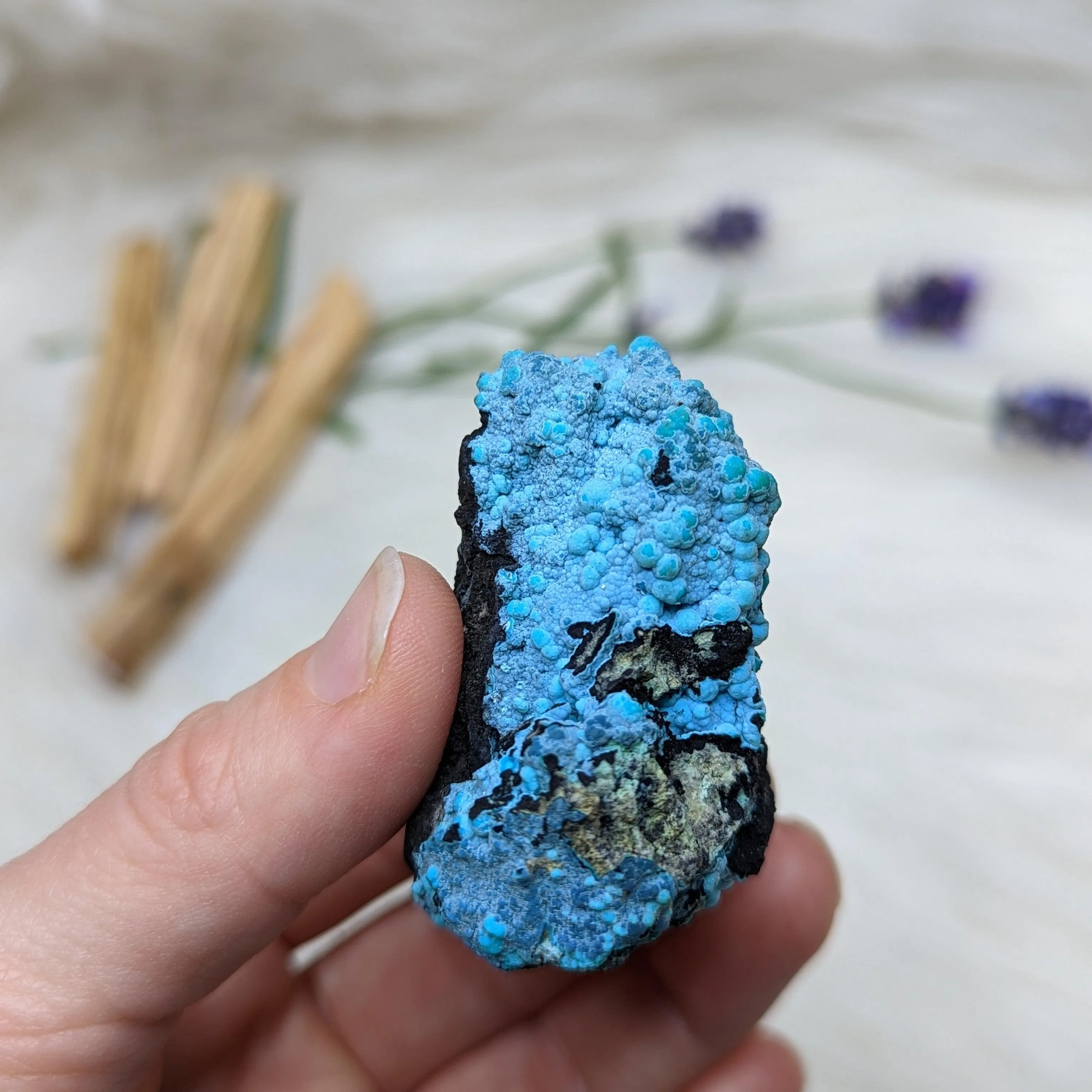 Incredible and Vibrant Blue Natural Chrysocolla Specimen