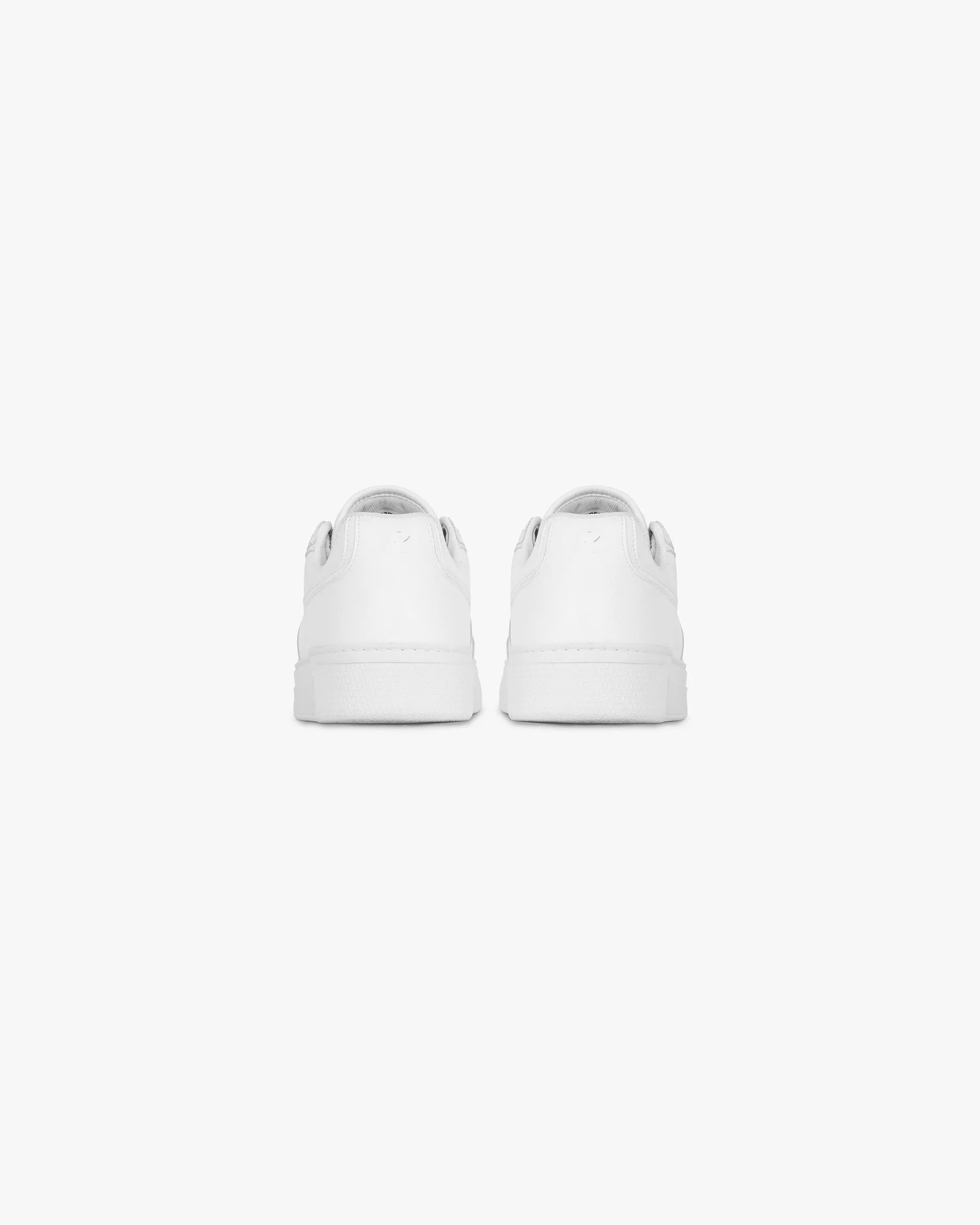 Initial Sneaker - Leather - Flat White