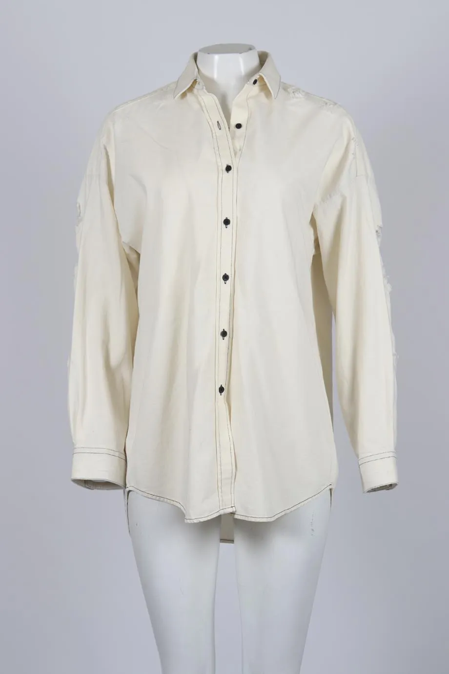 IRO JEANS COTTON SHIRT FR 34 UK 6