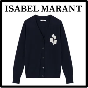 Isabel Marant  |Casual Style Street Style Logo Cardigans