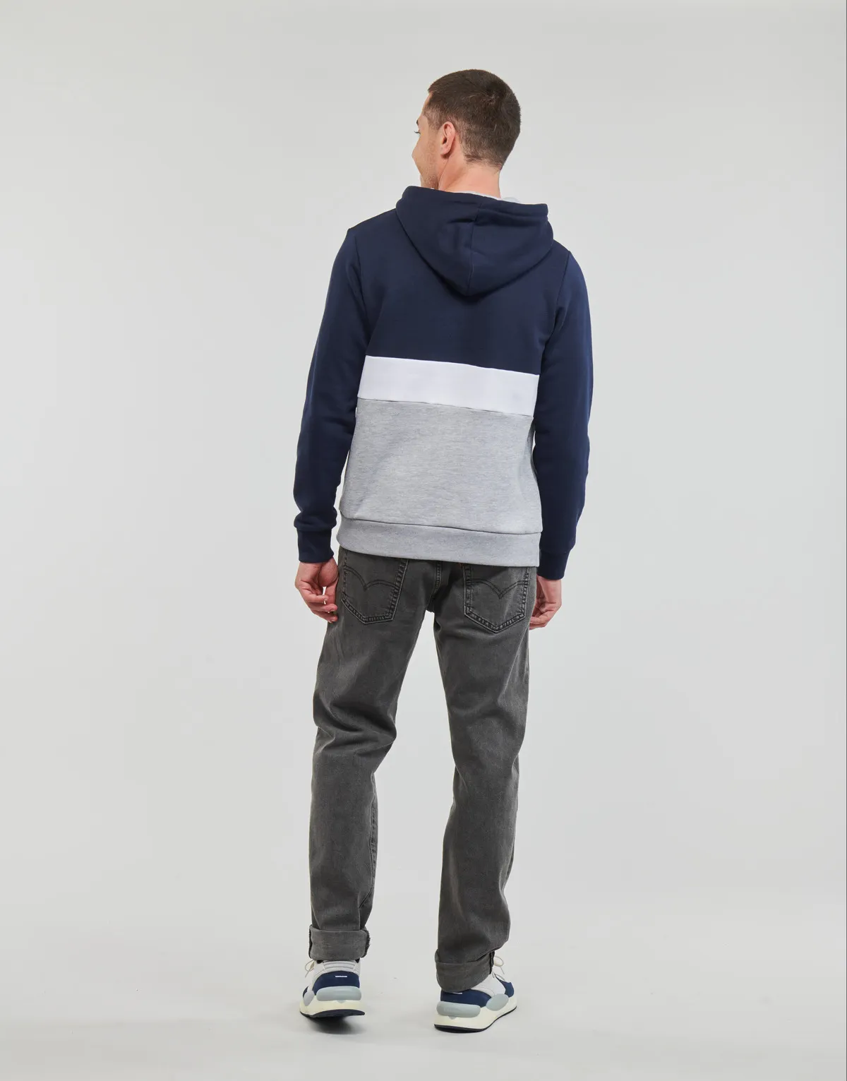 Jack & Jones JJEREID BLOCKING SWEAT HOOD