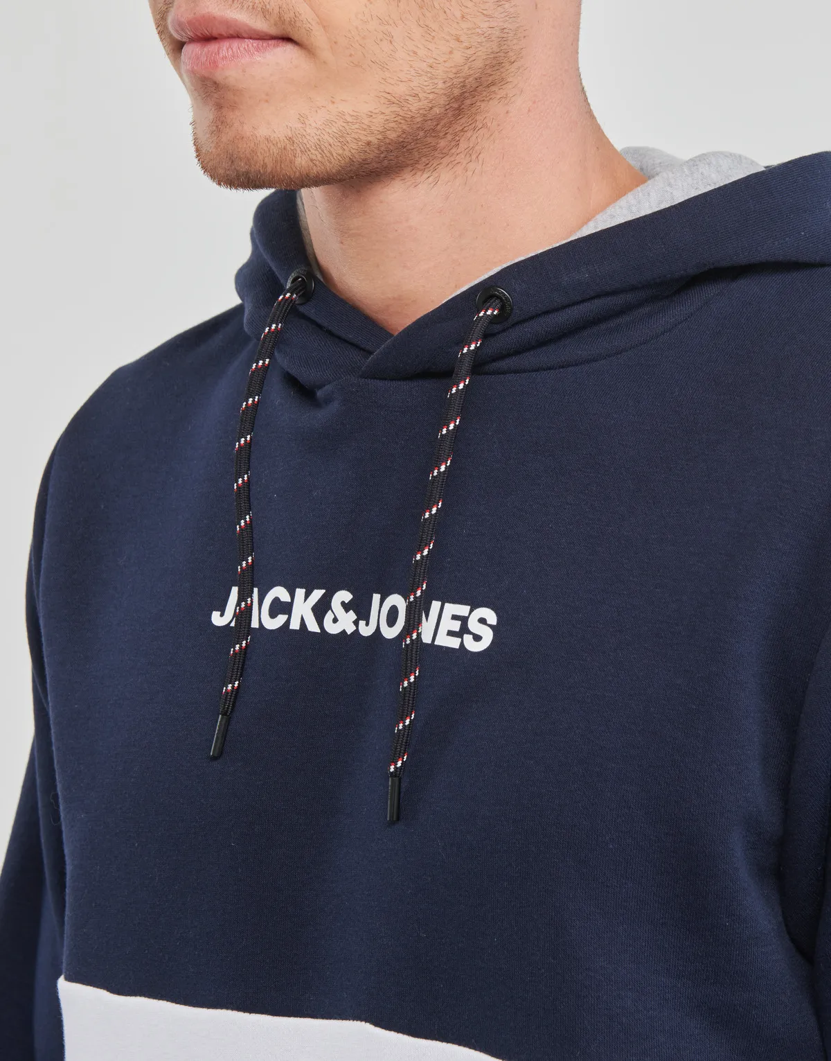 Jack & Jones JJEREID BLOCKING SWEAT HOOD