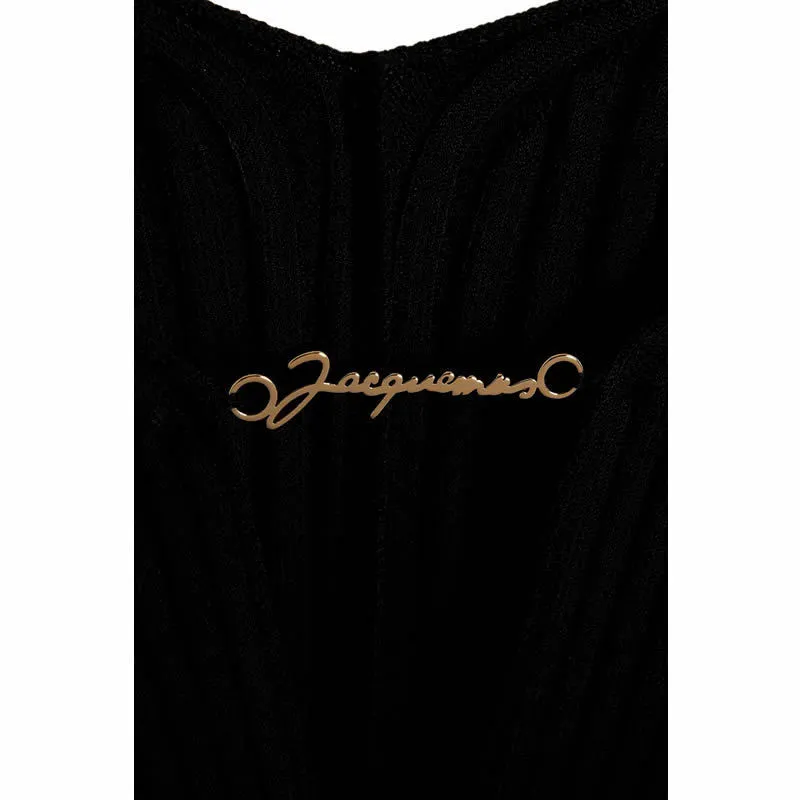 JACQUEMUS  |Casual Style Long Sleeves Plain Elegant Style Logo Cardigans