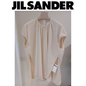 Jil Sander  |Casual Style Sleeveless Plain Medium Office Style