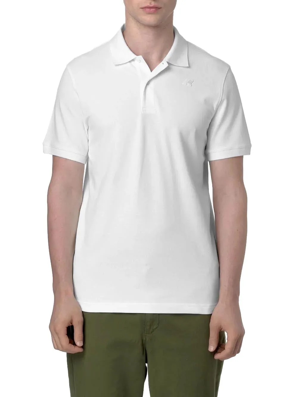 K-Way Polo Uomo K5127bw Amedee Bianco