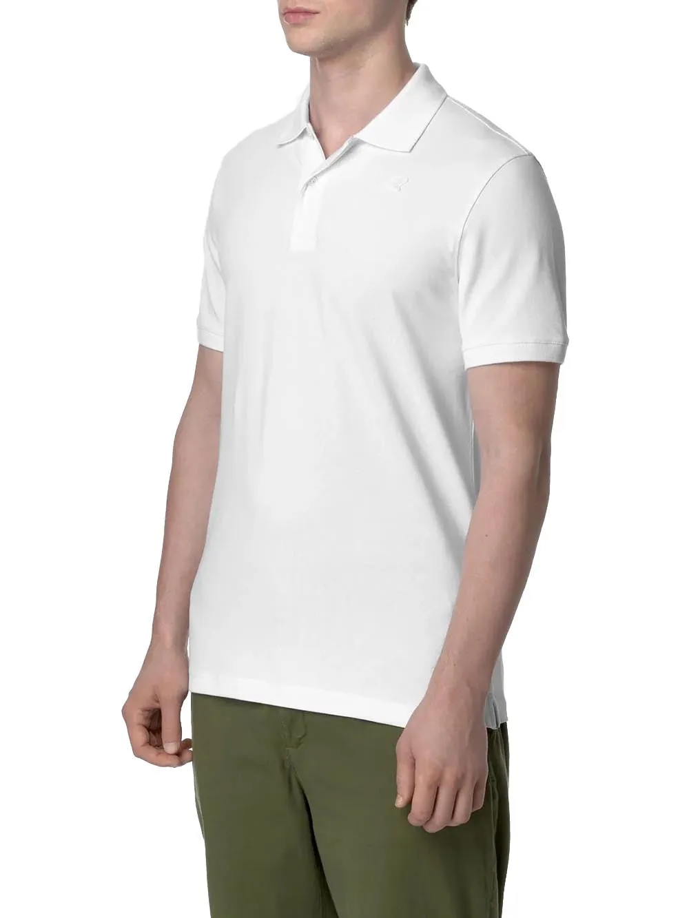 K-Way Polo Uomo K5127bw Amedee Bianco