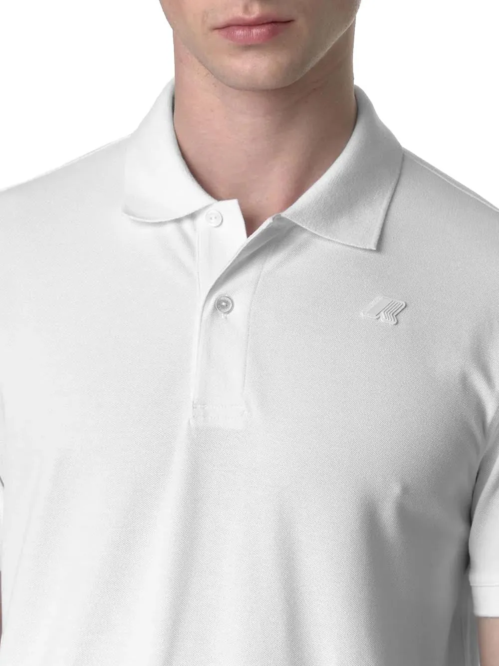 K-Way Polo Uomo K5127bw Amedee Bianco