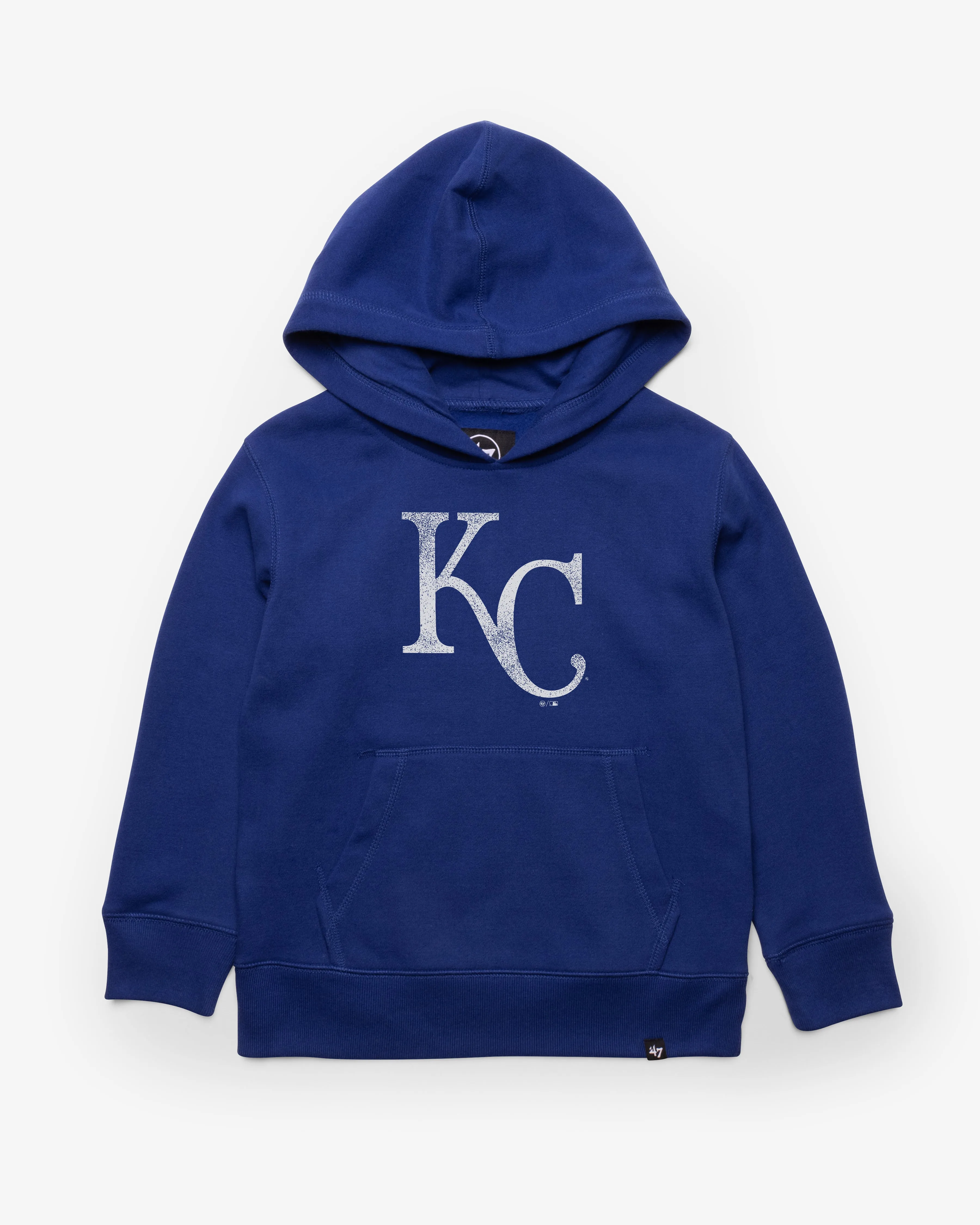 KANSAS CITY ROYALS DISTRESSED IMPRINT '47 HEADLINE HOOD KIDS