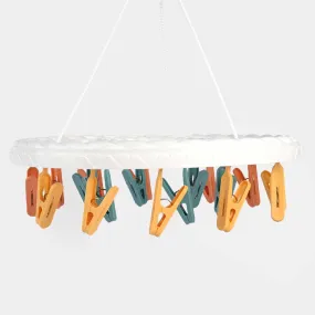 Laundry Cloth Hanger Clips Set