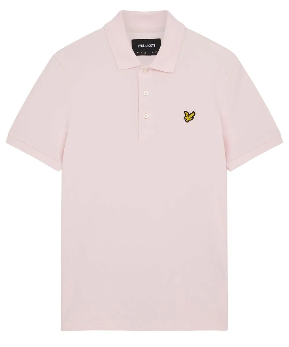 Lyle & Scott Casual Short Sleeve Polo Shirt Light Pink