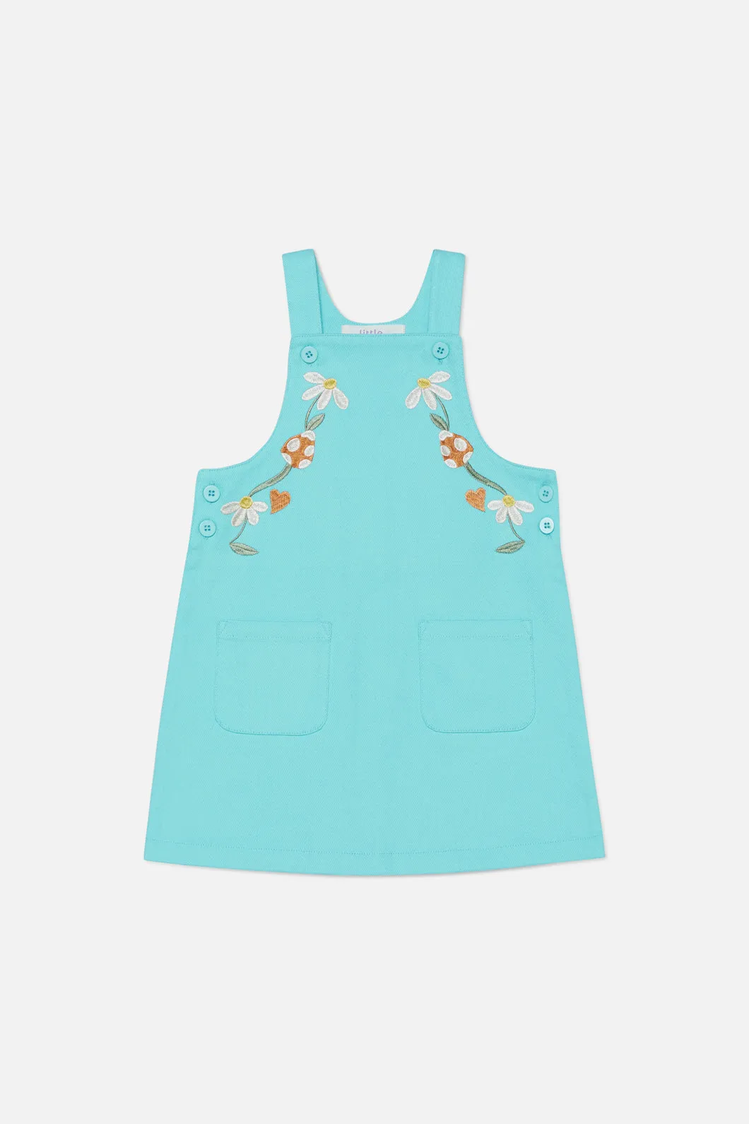 Magic Toadstool Kids Embroidered Pinafore