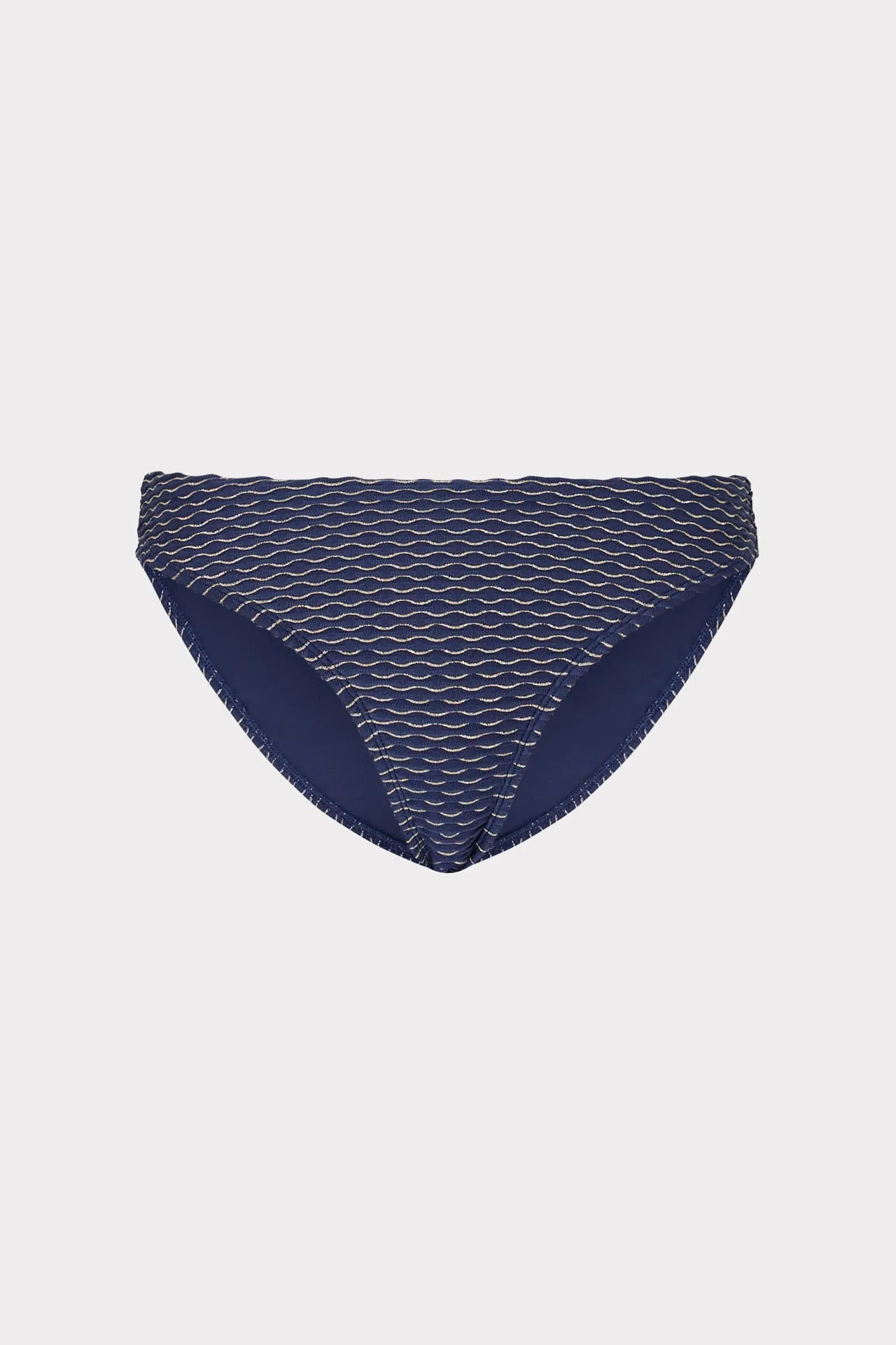 Margot Textured Waves Bikini Bottom