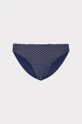 Margot Textured Waves Bikini Bottom