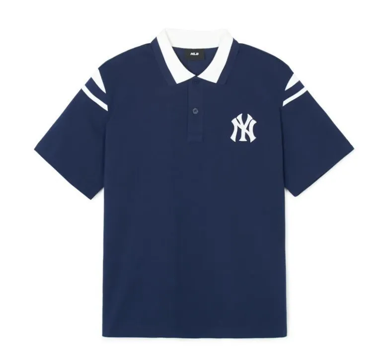 MLB Korea  |Street Style Cotton Logo Polos