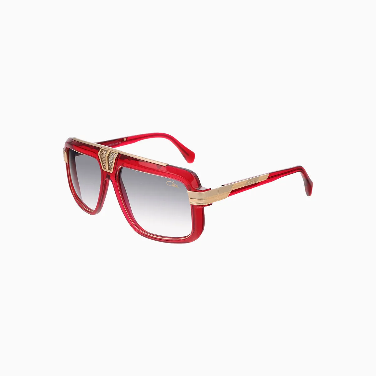 Mod 678 Cazal Red Gold Sunglasses