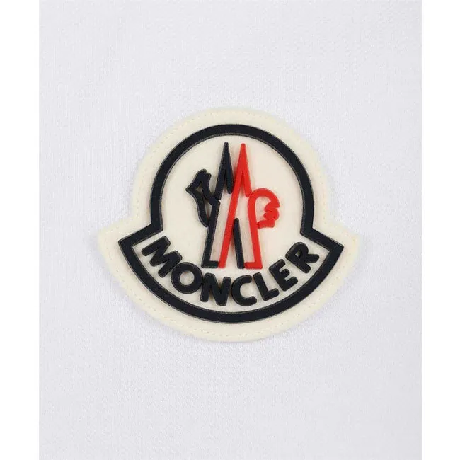 MONCLER  |Street Style Plain Cotton Short Sleeves Logo