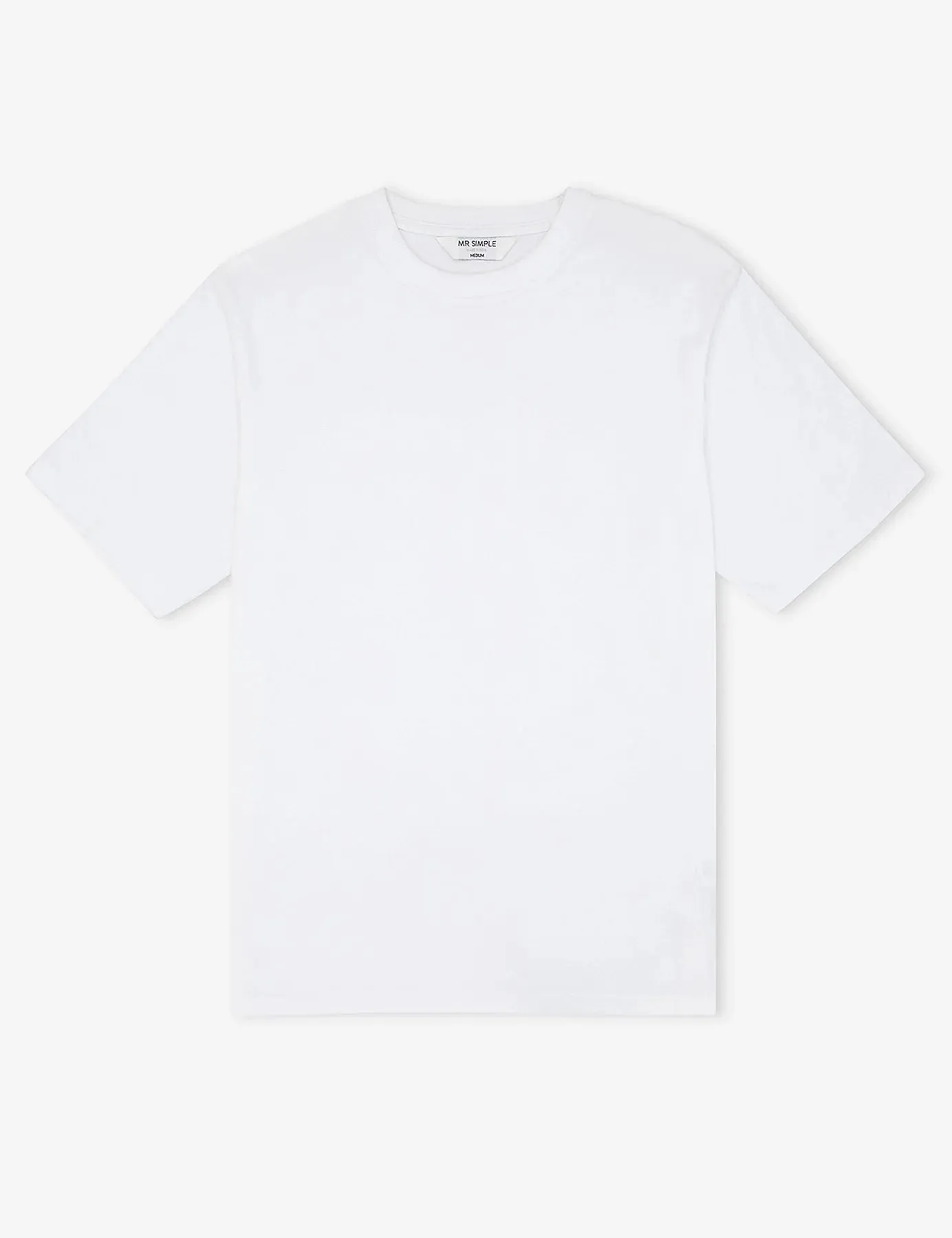 Mr Simple - Heavy Weight Tee White