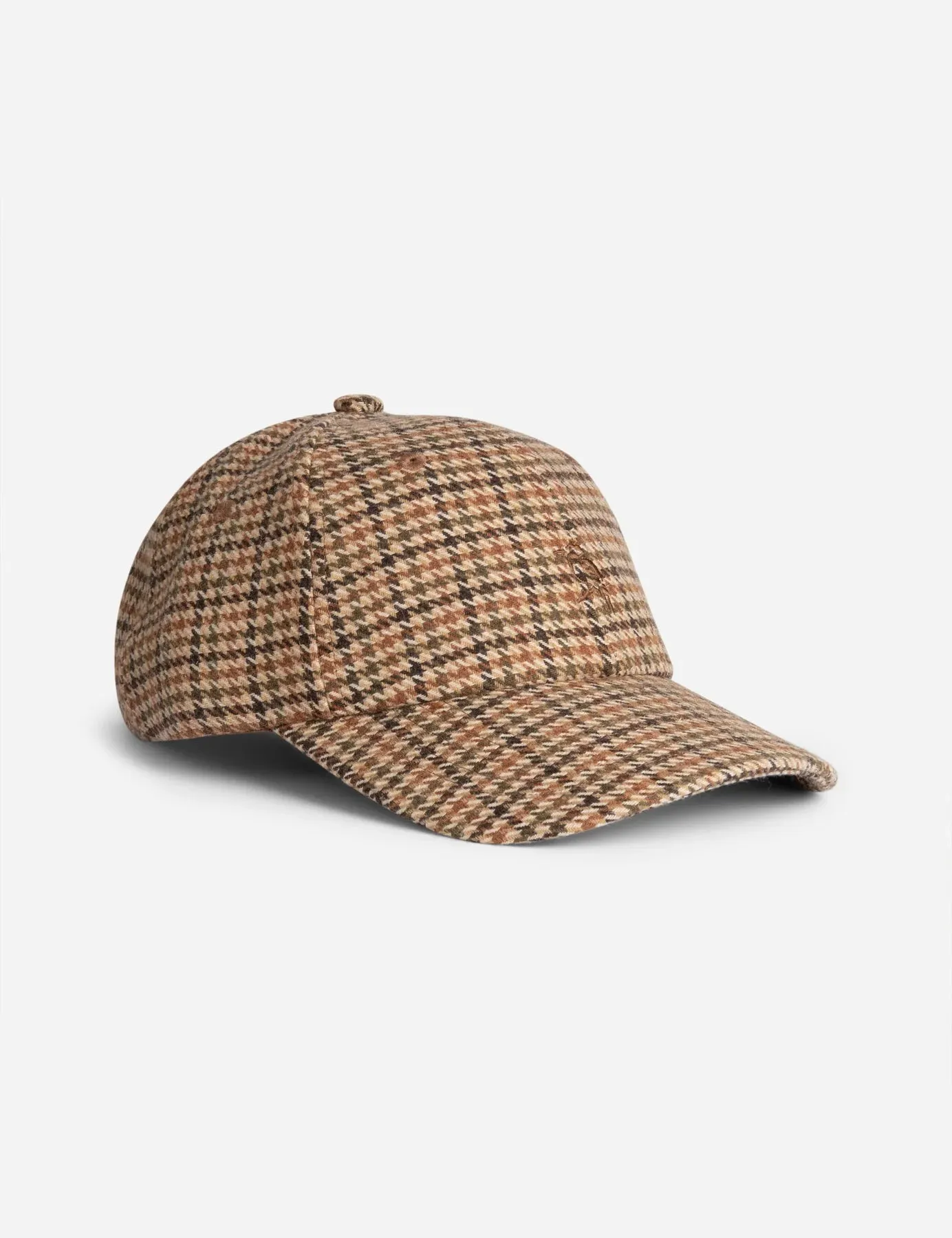 Mr Simple - Rog Dad Cap Brown Houndstooth