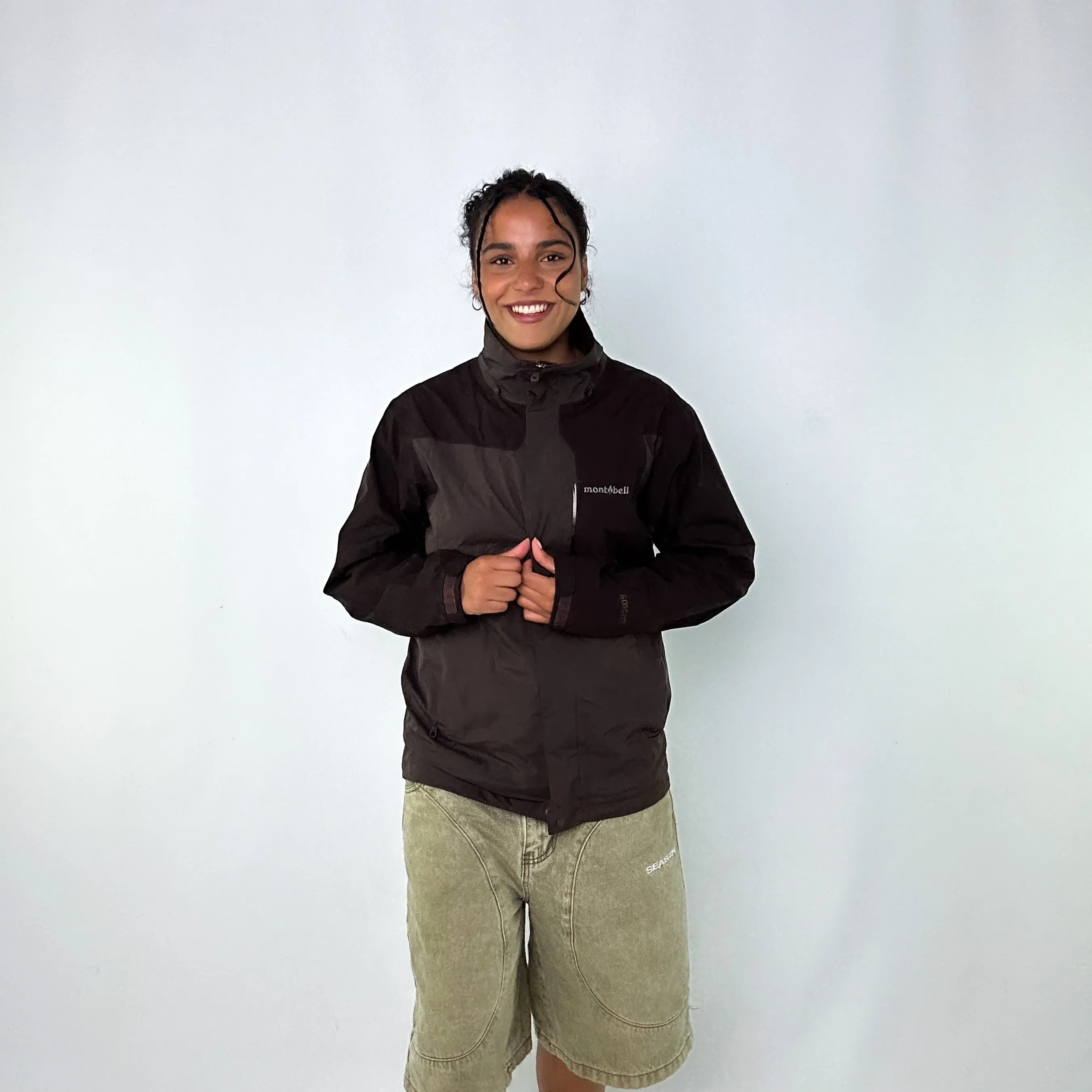 Multi Colured 90s Montbell Light Rain Jacket (L)