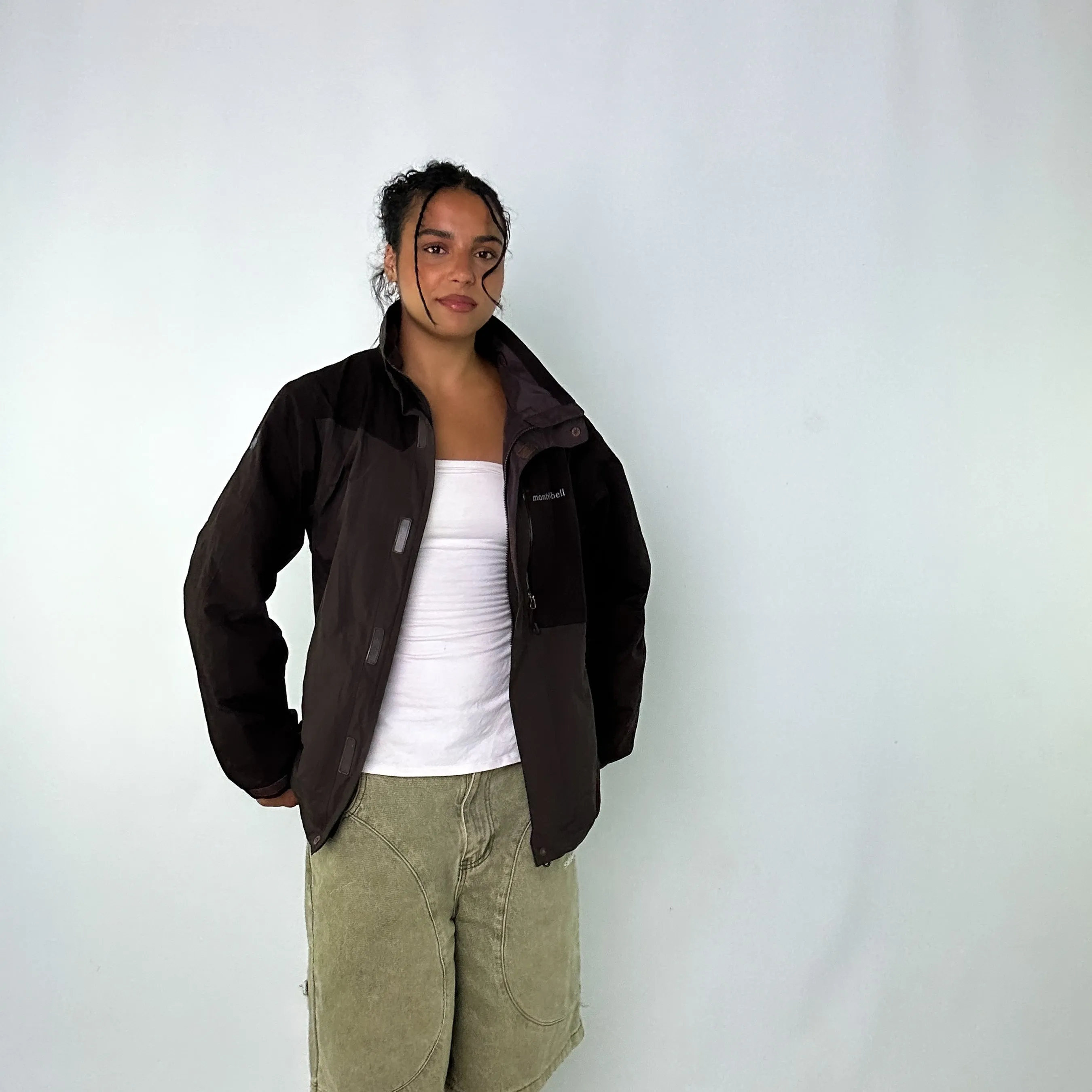 Multi Colured 90s Montbell Light Rain Jacket (L)