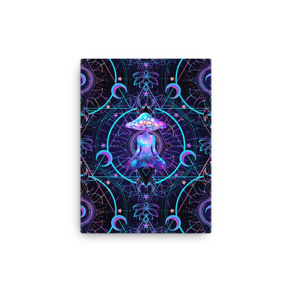 Mushroom Astrology Canvas