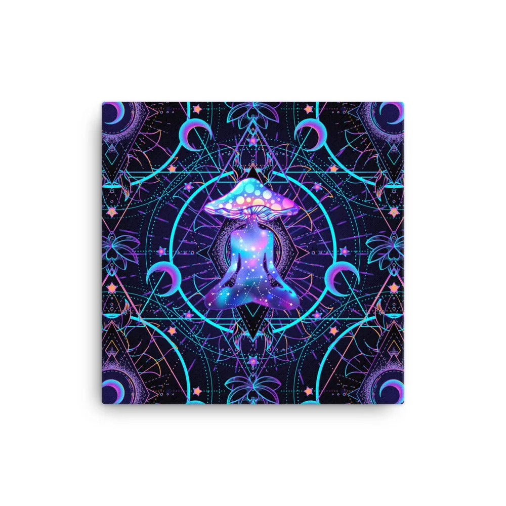 Mushroom Astrology Canvas