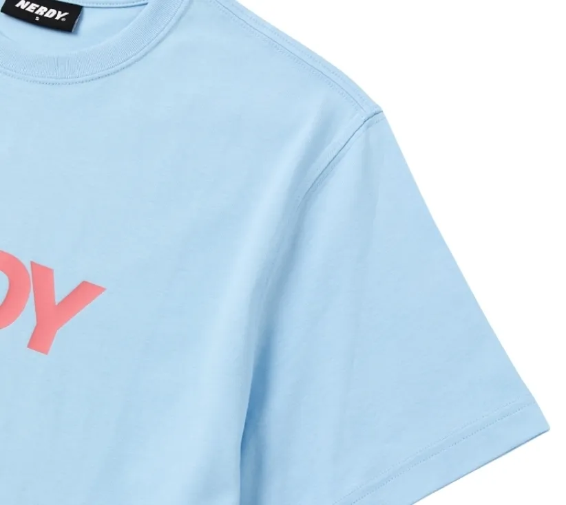 NERDY  |Street Style Cotton Logo T-Shirts