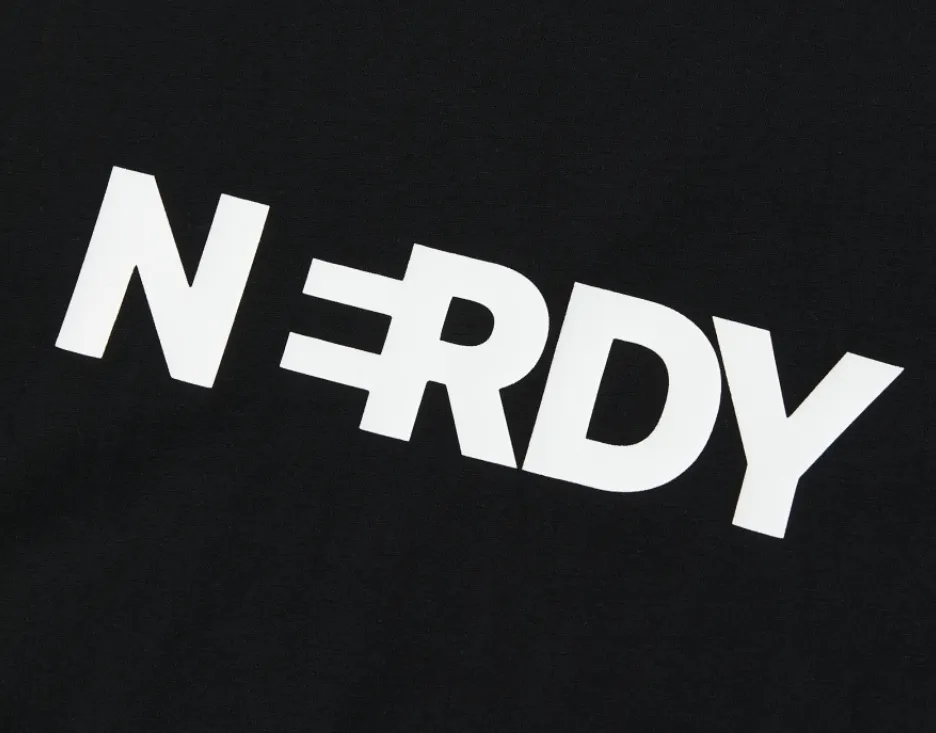 NERDY  |Street Style Cotton Logo T-Shirts