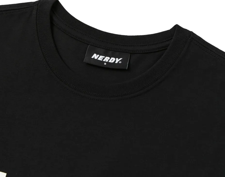 NERDY  |Street Style Cotton Logo T-Shirts