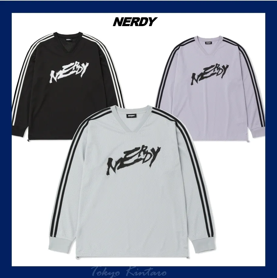 NERDY  |Street Style Logo T-Shirts