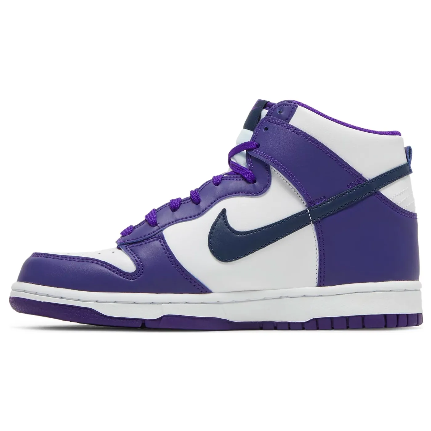 Nike Dunk High Electro Purple Midnight Navy (GS)