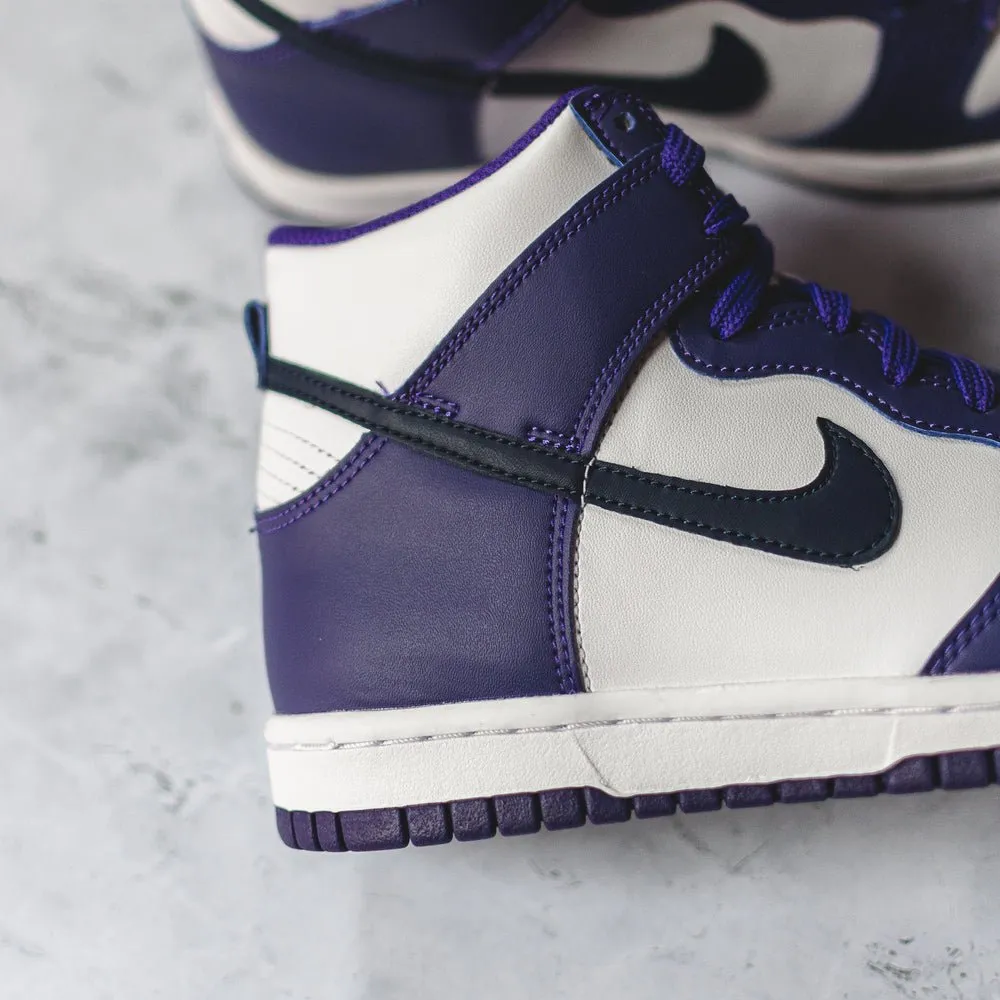 Nike Dunk High Electro Purple Midnight Navy (GS)