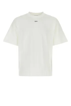 Off-White  |Unisex Street Style Plain Logo T-Shirts