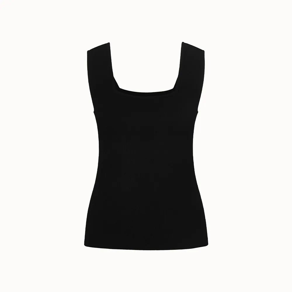 ORR  |Casual Style Blended Fabrics Sleeveless Street Style Plain