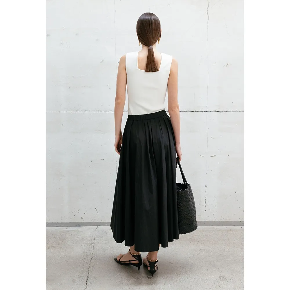 ORR  |Casual Style Blended Fabrics Sleeveless Street Style Plain