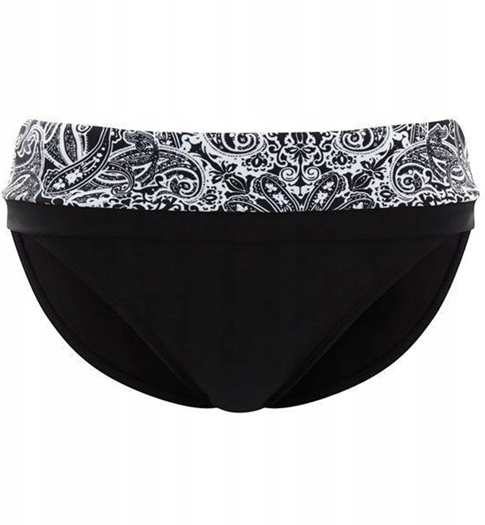 Panache Santorini Folded Swim Brief (SW0947) - Monochrome Print