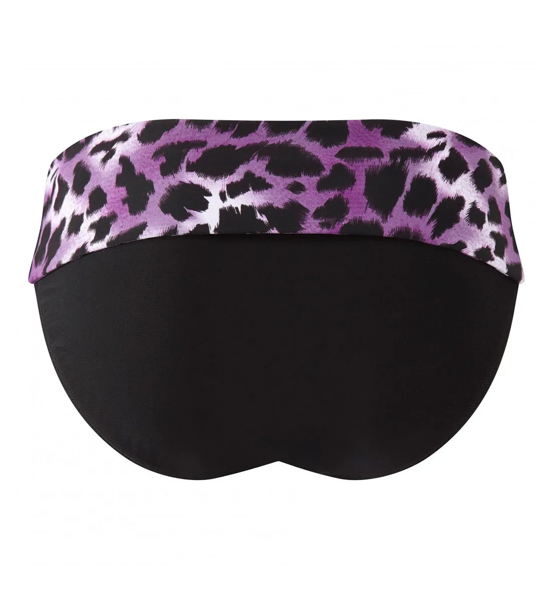 Panache Tallulah Folded Swim Brief (SW0746) - Purple Animal