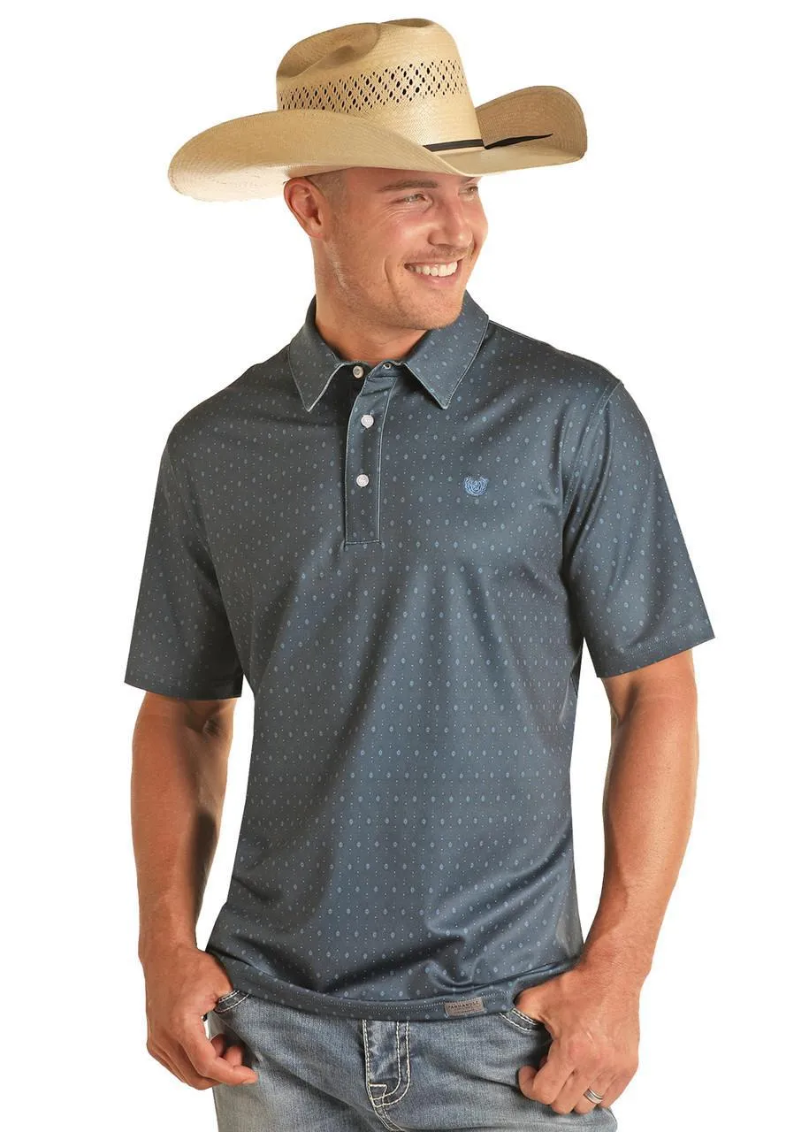 Panhandle Men's Aztec Polo Navy