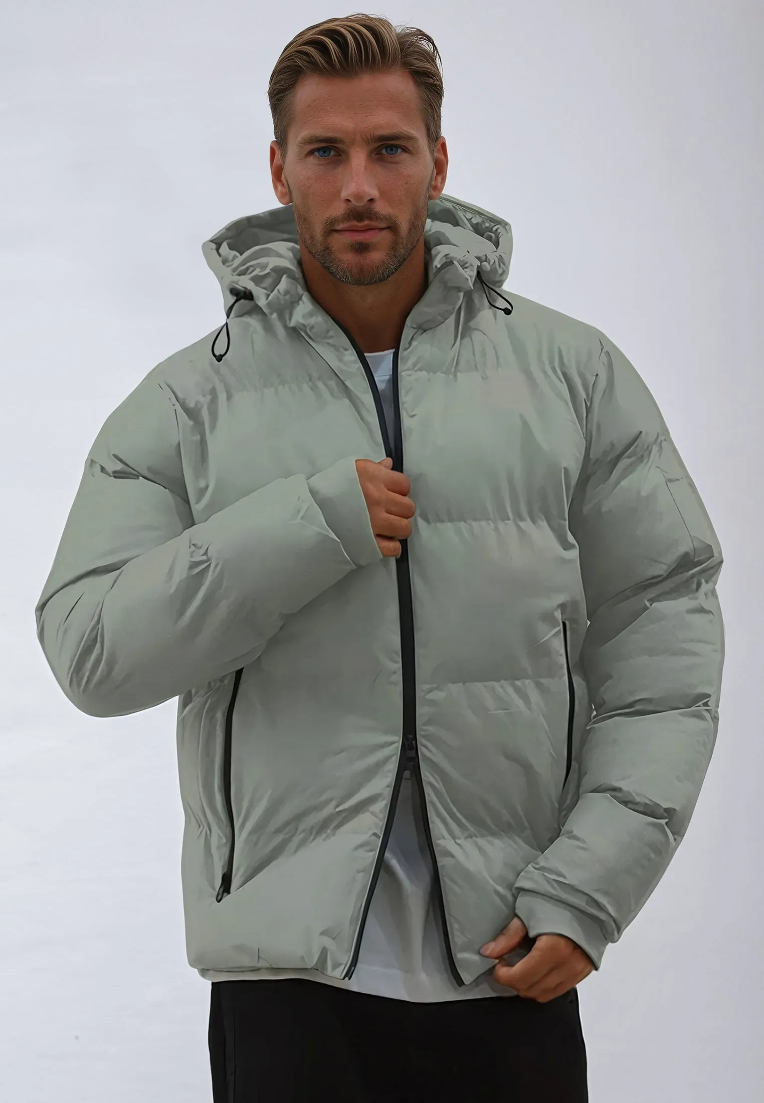 PERFORMANCE PUFFER JACKET KHAKI