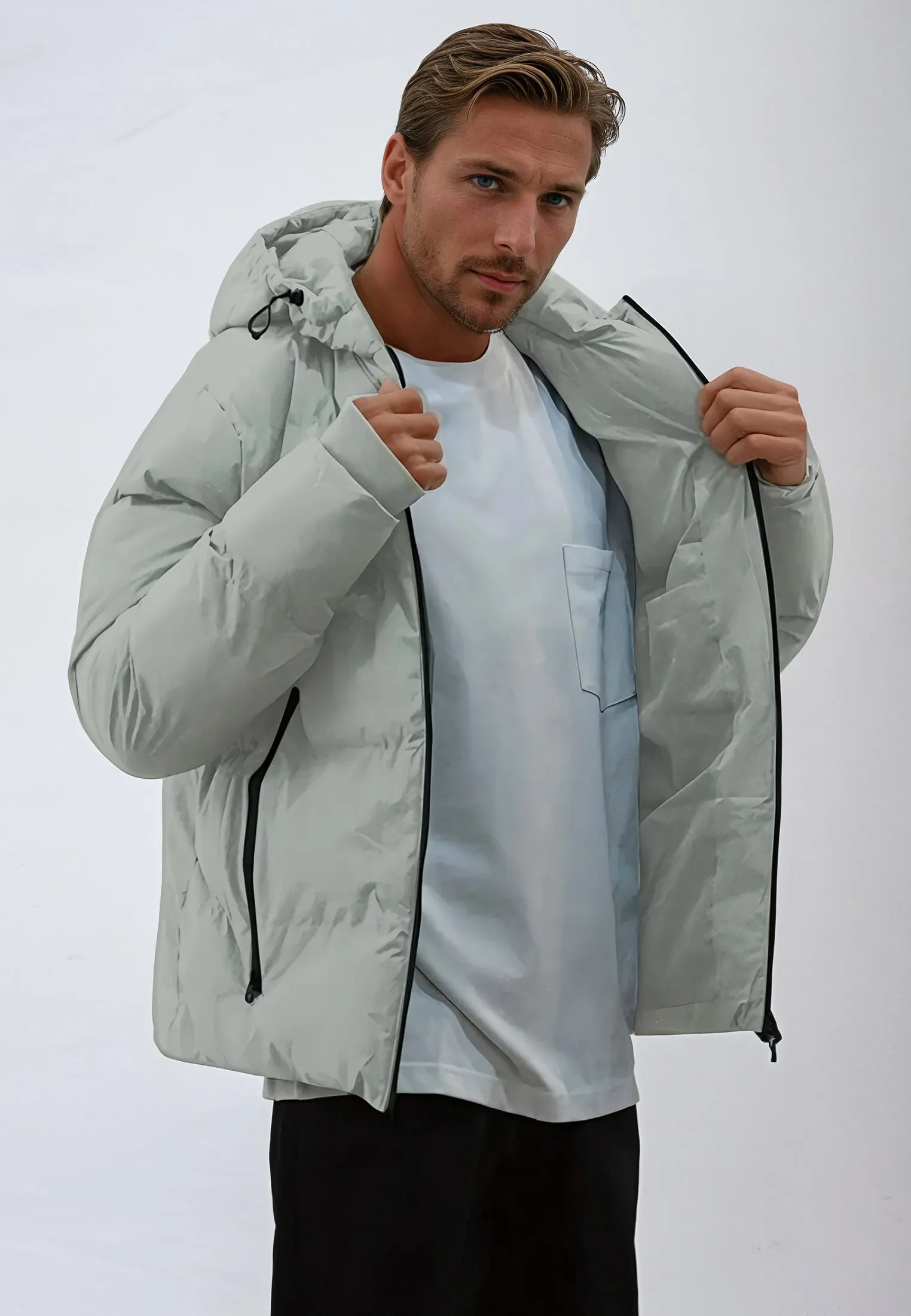 PERFORMANCE PUFFER JACKET KHAKI