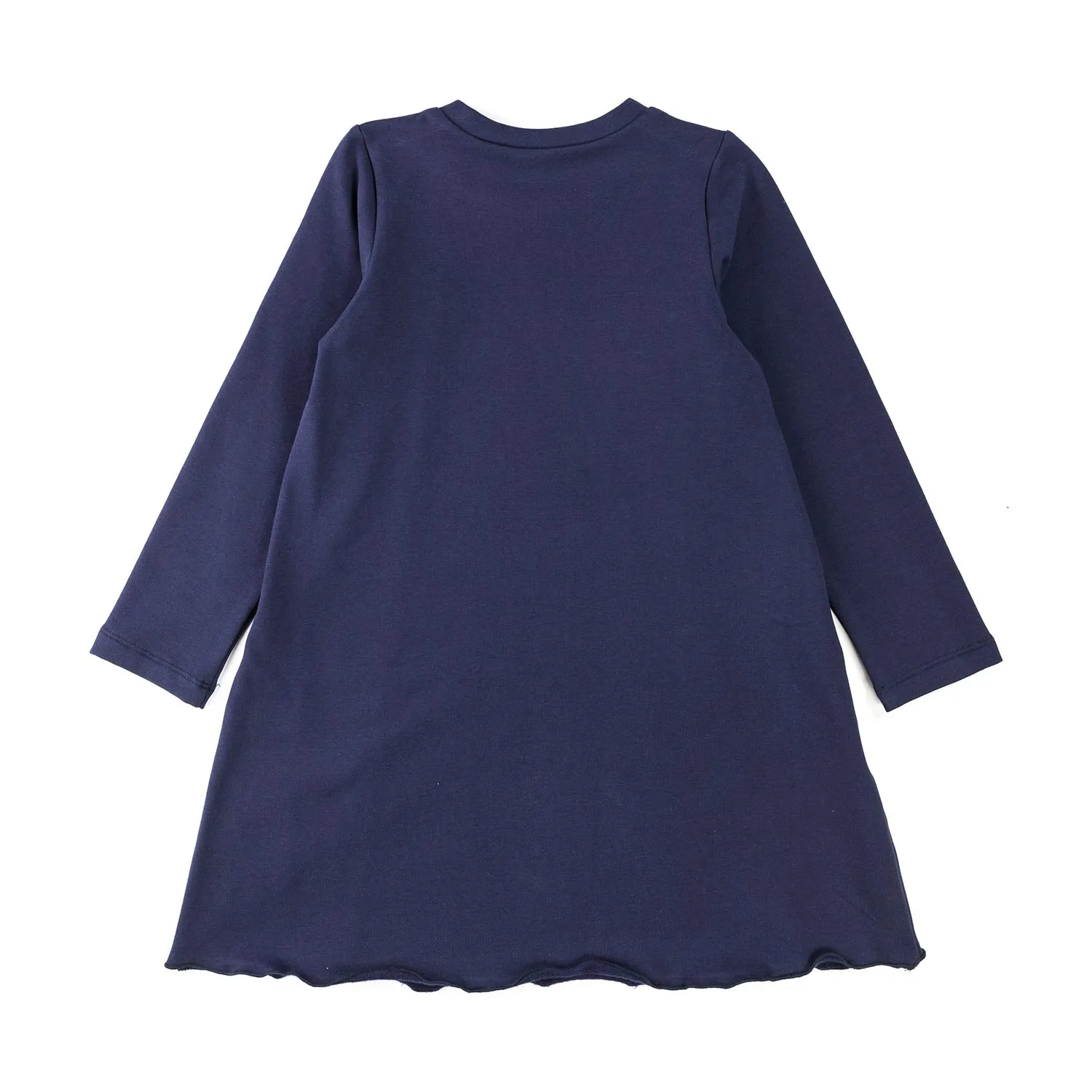 Piccolaludo Girls Blue Cotton Dress