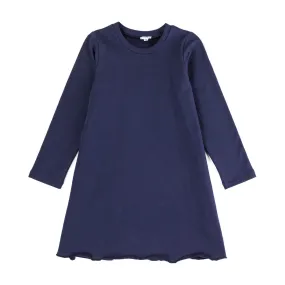 Piccolaludo Girls Blue Cotton Dress