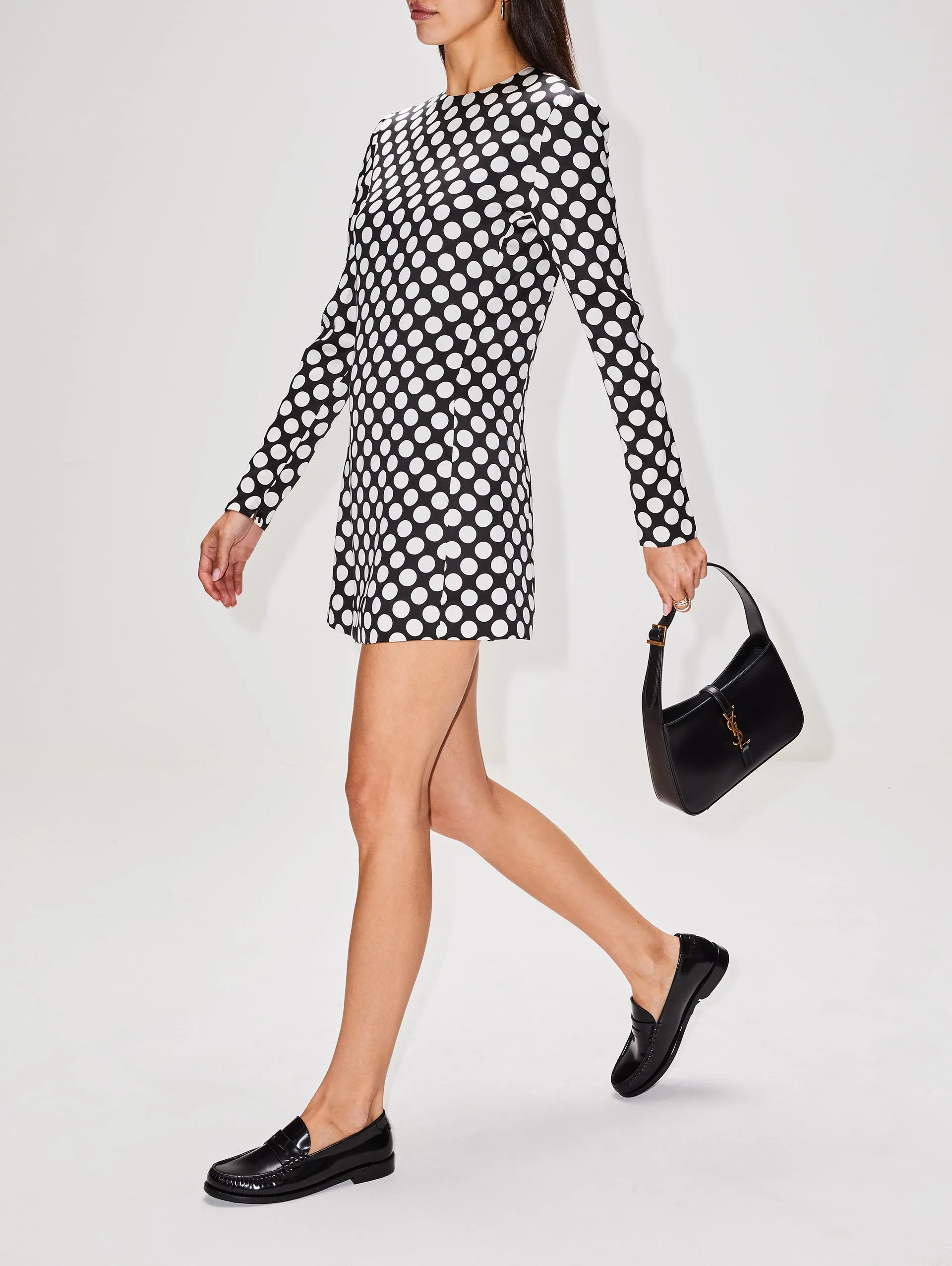 Polka Dot Longsleeve Dress