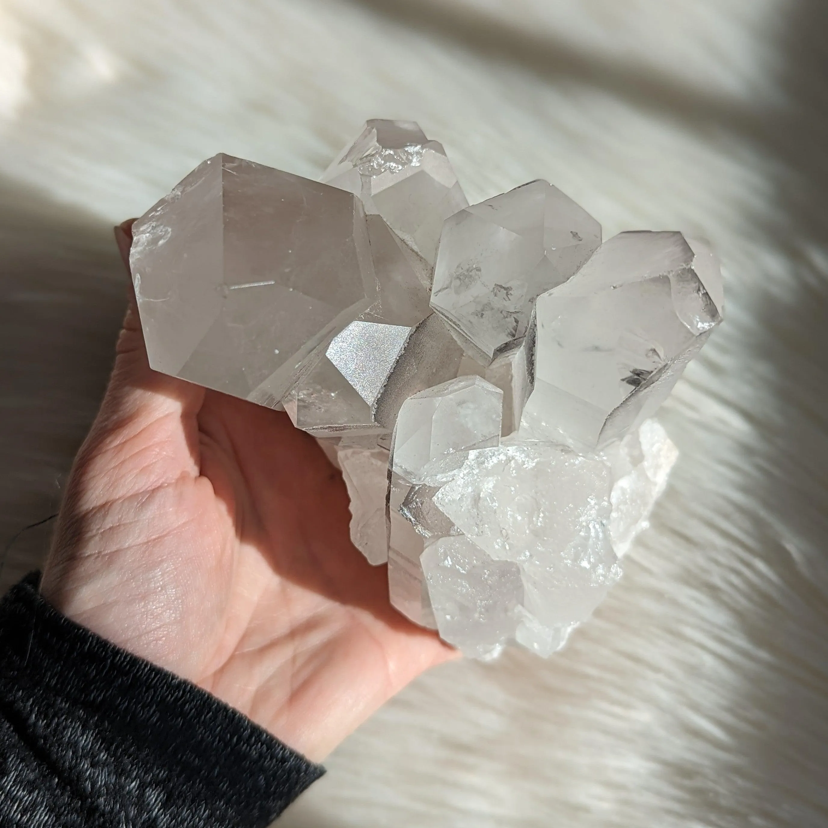 Powerful LITHIUM QUARTZ Cluster~ Relieves Stress, Depression, Tension