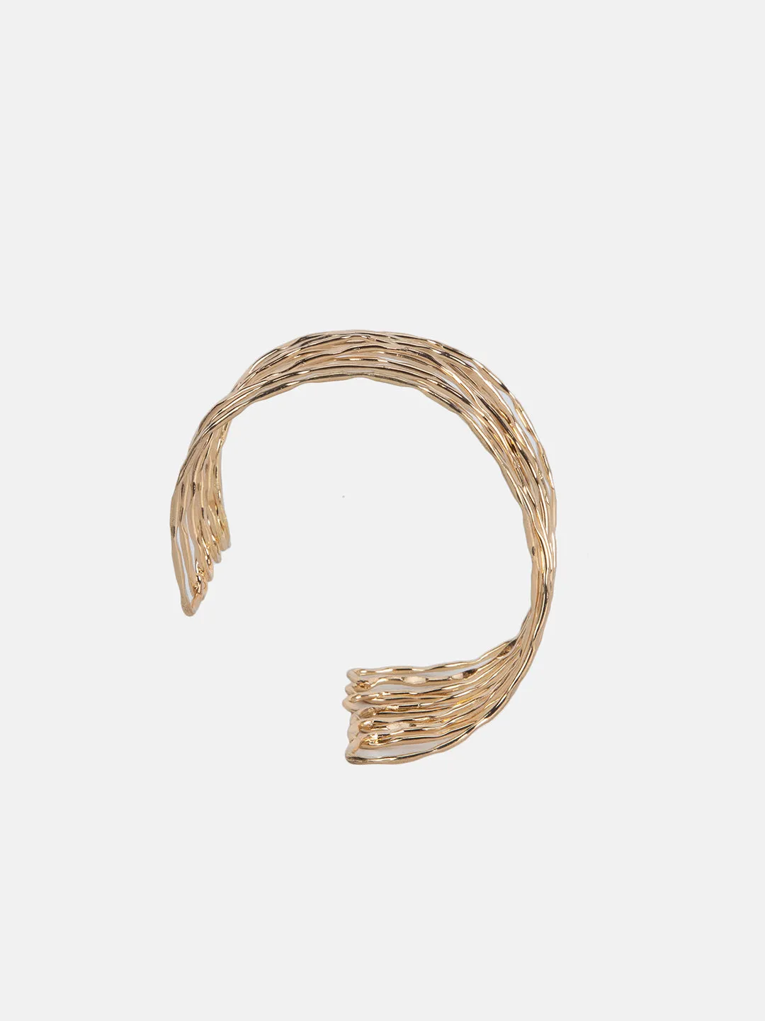 Row Design Cuff Bracelet