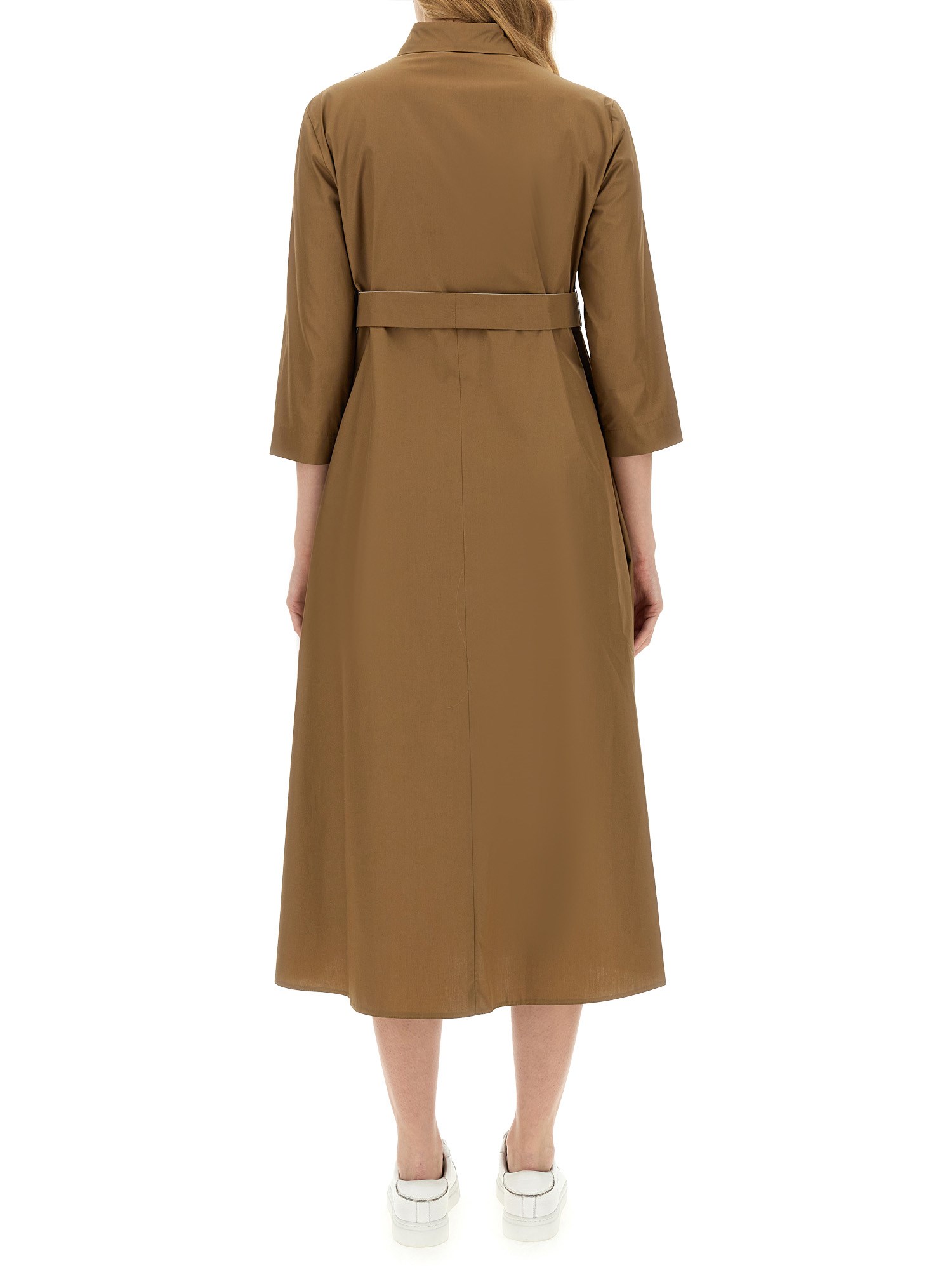 S MAX MARA    OLIMPIA COTTON POPLIN DRESS