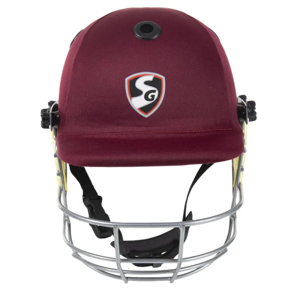 SG Blazetech Cricket Helmet (Maroon)